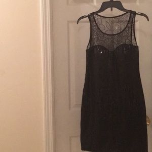 Black Fun & Flirty Sequin Dress